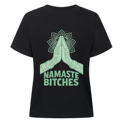 Namaste Bitches Mint - Damen Premium Shirt