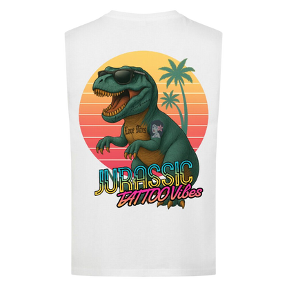 Jurassic Tattoo Vibes - Sleeveless Oversized Tee