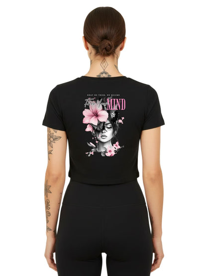 Free Your Mind - Ladies Cropped Tee