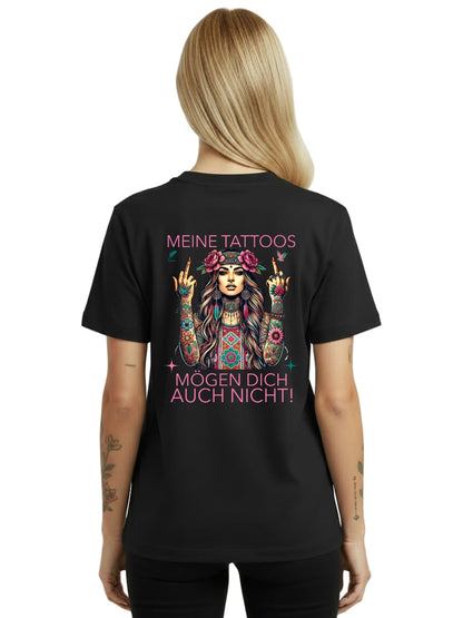 My tattoos don't like you either - Women's Premium Shirt
