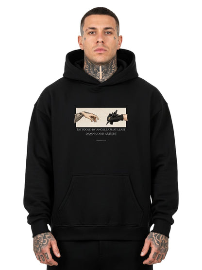 Tattooed By Angels - Oversized Hoodie