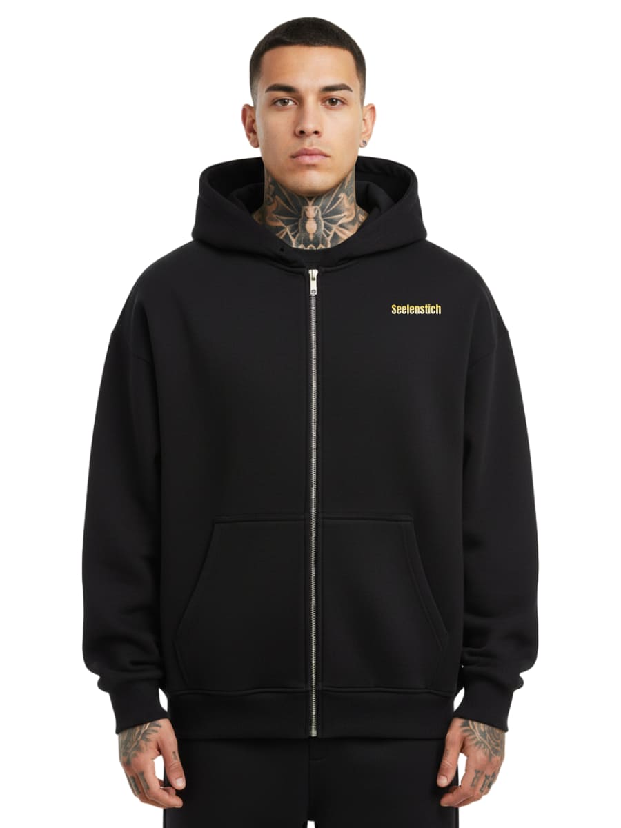 Pew Pew Madaf*kas - Oversized Zipper Hoodie mit Reißverschluss
