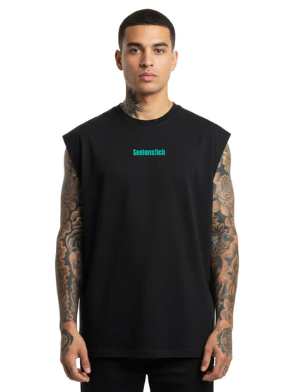 Tätowiert & Koffeinabhängig - Sleeveless Oversized Tee