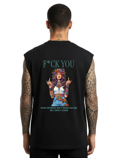 F*ck You - Sleeveless Oversized Tee