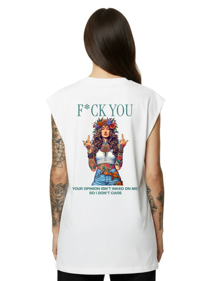 F*ck You - Sleeveless Oversized Tee