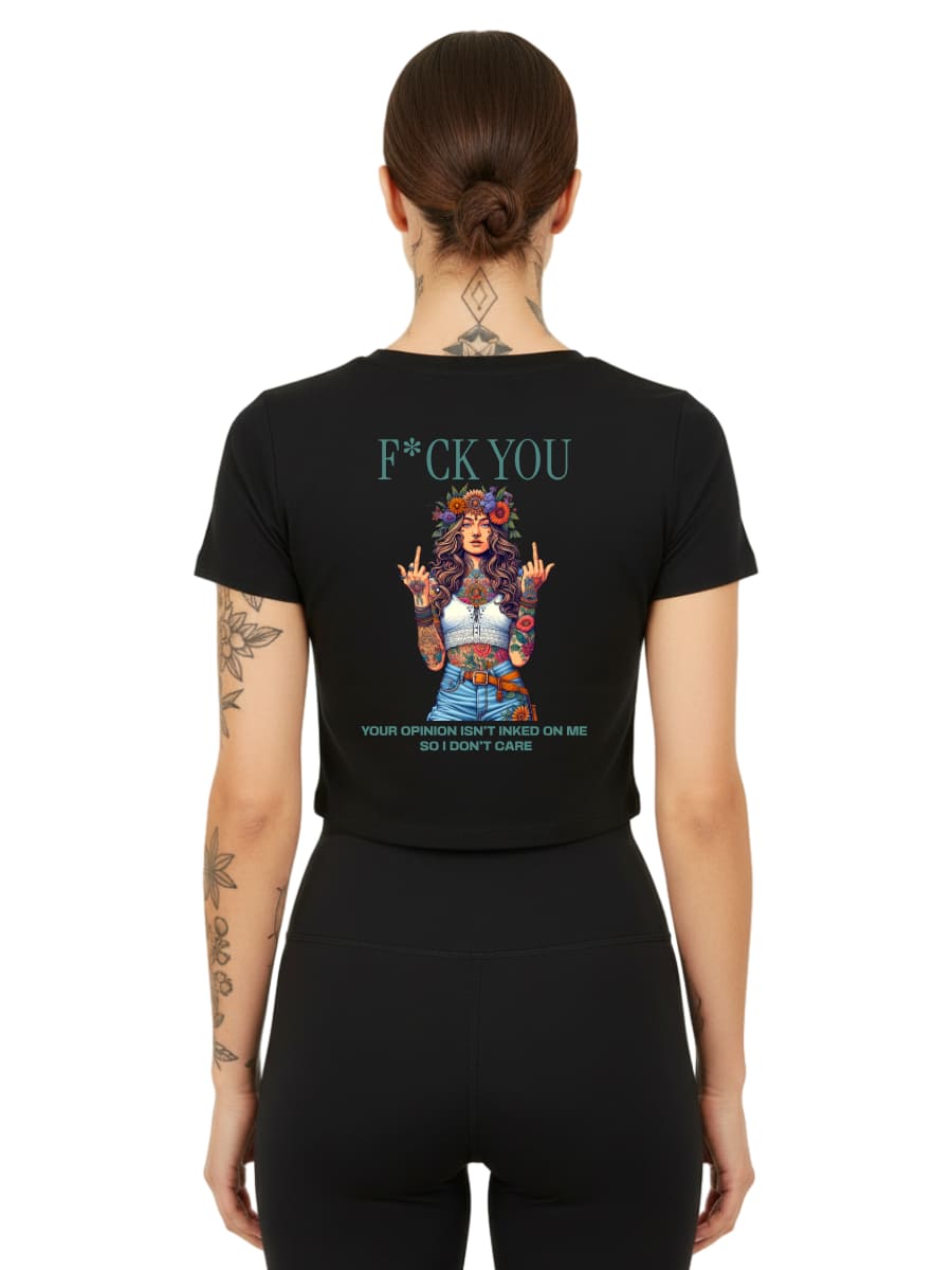 F*ck You - Ladies Cropped Tee