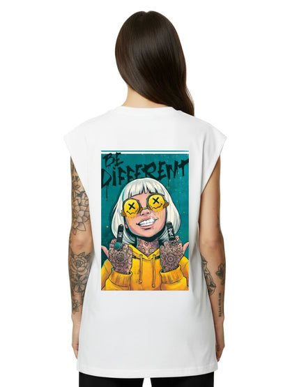 Be Different - Sleeveless Oversized Tee