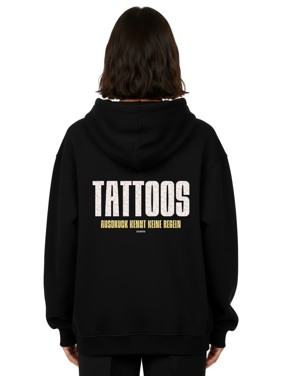 Tattoos – Ausdruck kennt keine Regeln - Oversized Hoodie