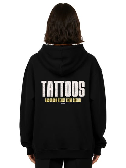 Tattoos – Ausdruck kennt keine Regeln - Oversized Hoodie