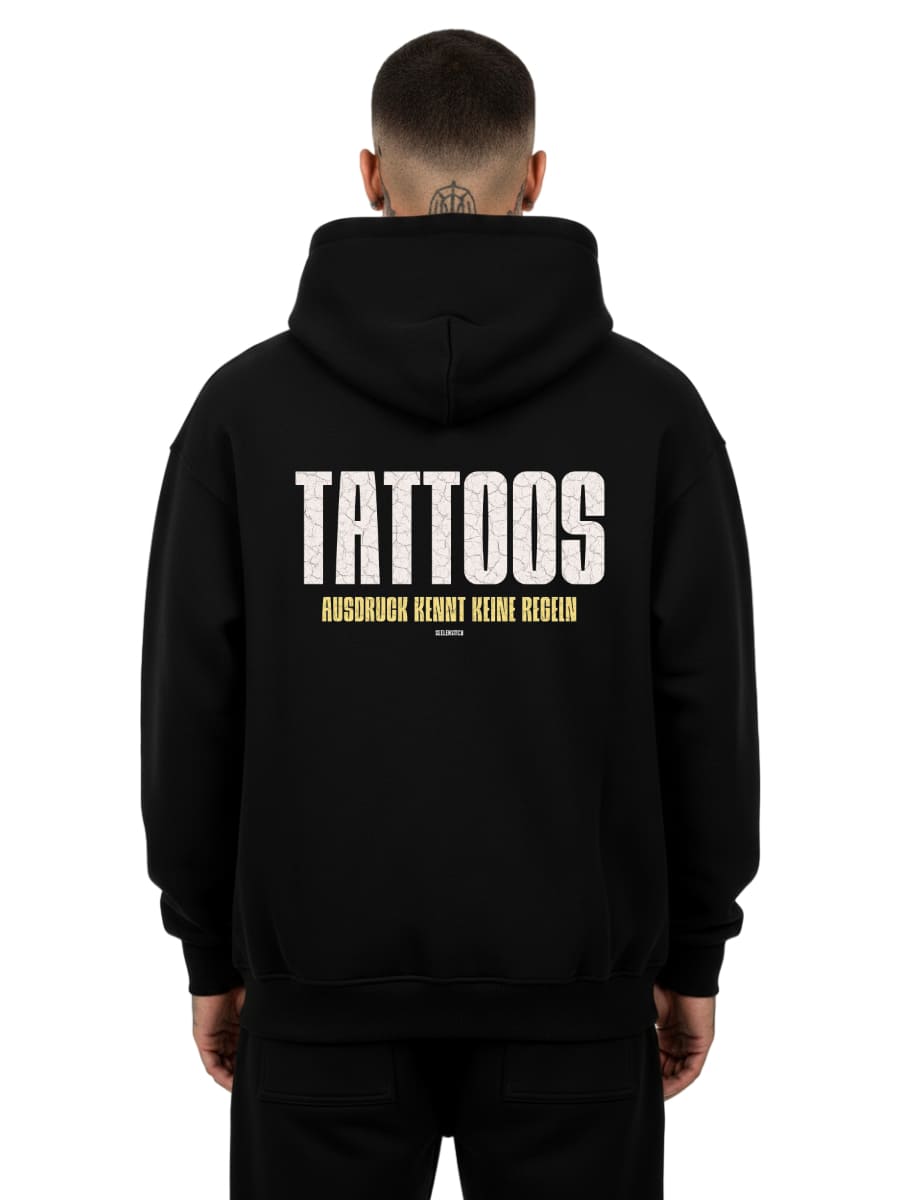 Tattoos – Ausdruck kennt keine Regeln - Oversized Hoodie