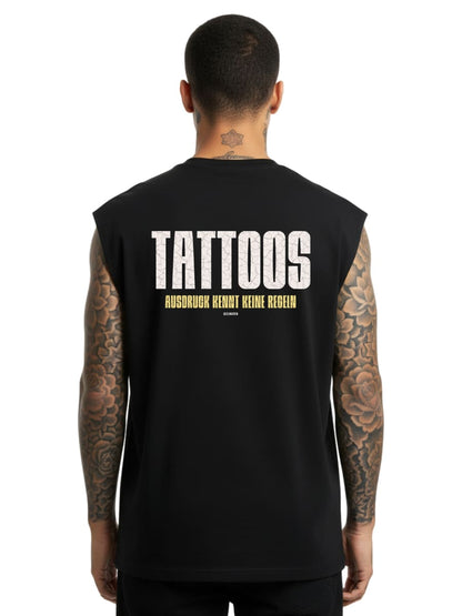 Tattoos – Ausdruck kennt keine Regeln - Sleeveless Oversized Tee