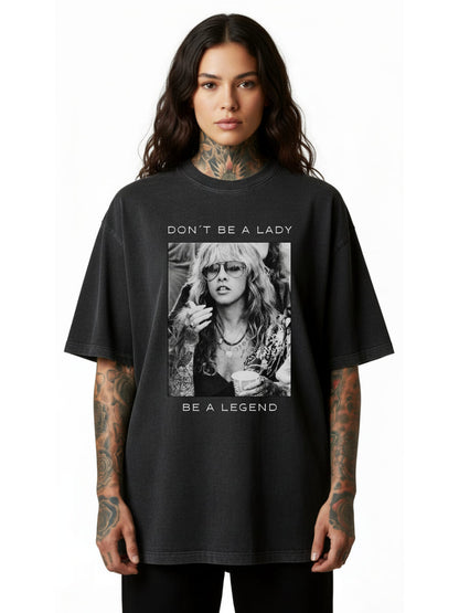 Vintage Tattoo Girl - Oversized Shirt