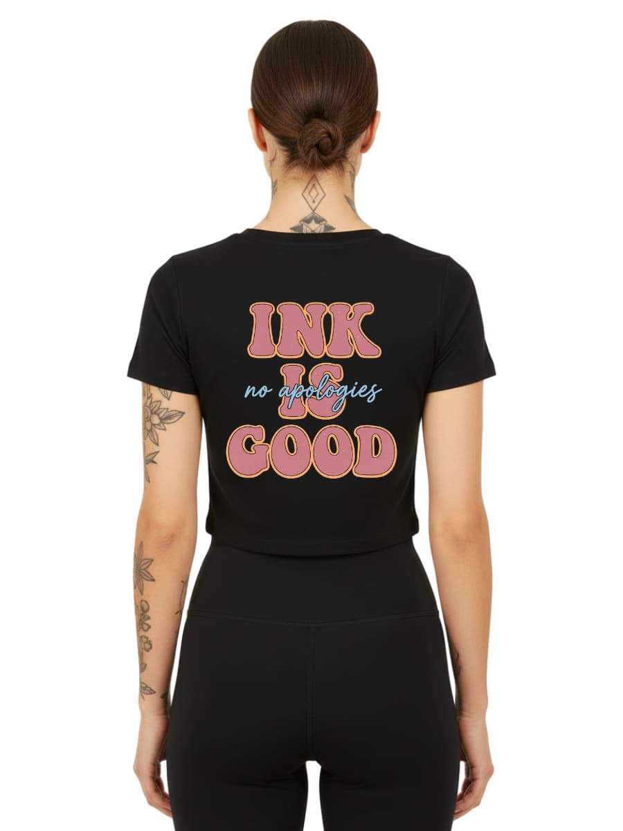 Ink is Good - Ladies Cropped Tee
