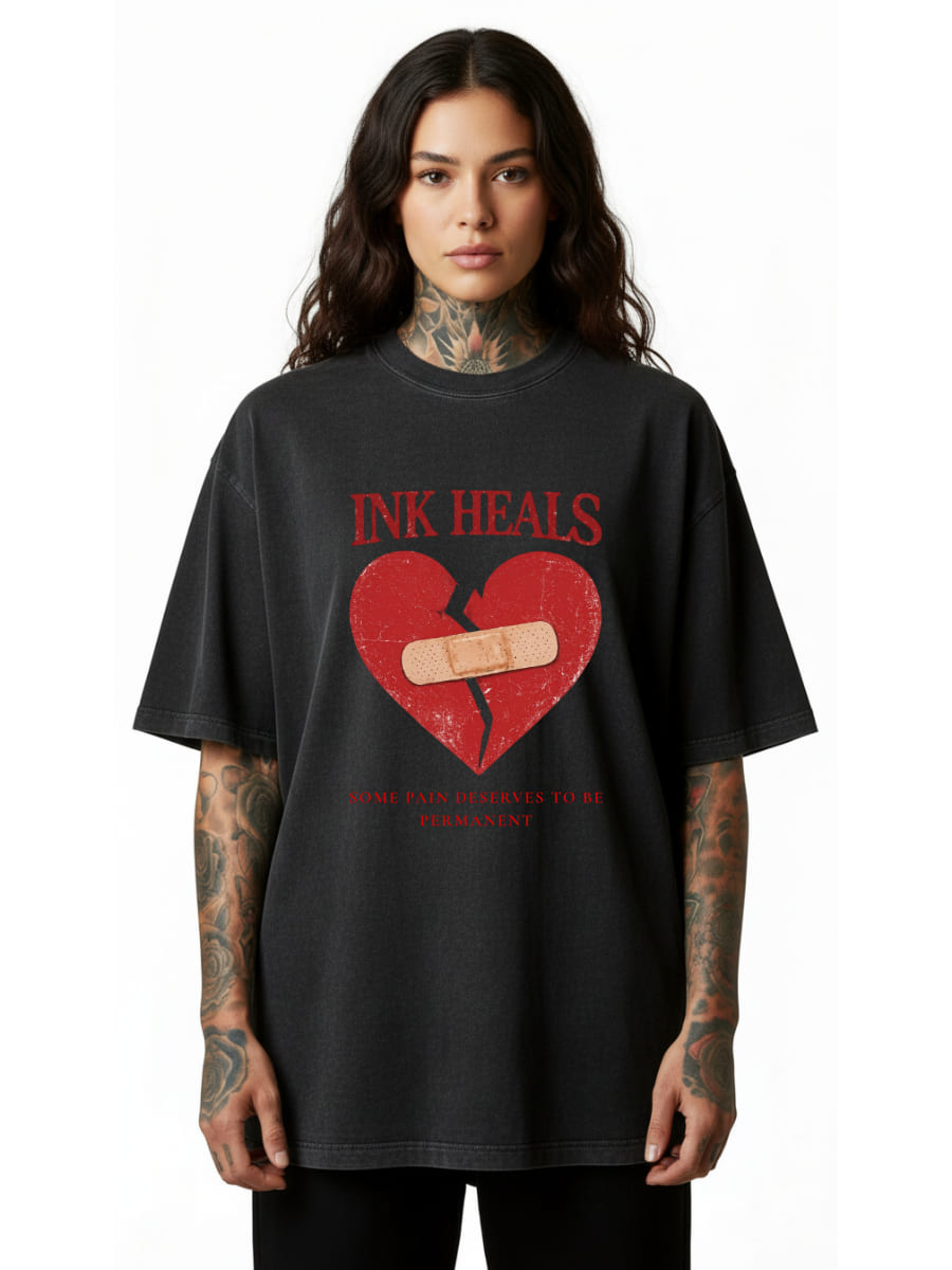 Ink Heals – Some Pain - Oversized Shirt