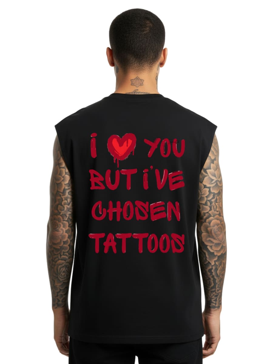 I Love You - Sleeveless Oversized Tee