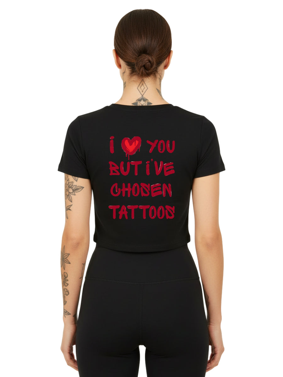 I Love You - Ladies Cropped Tee