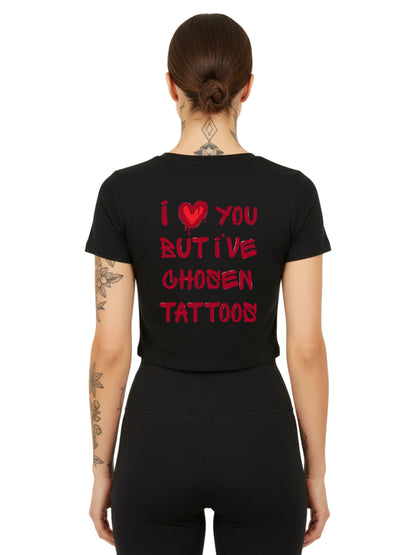 I Love You - Ladies Cropped Tee