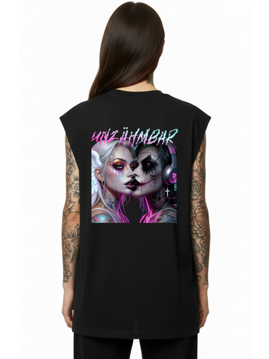 Unzähmbar - Sleeveless Oversized Tee