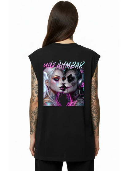 Unzähmbar - Sleeveless Oversized Tee