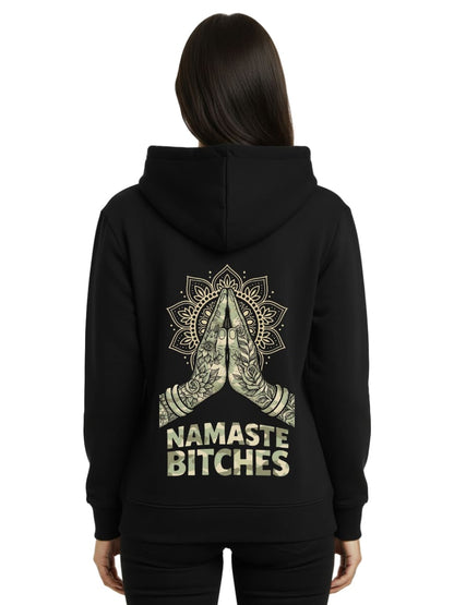 Namaste Bitches Camo - Premium Hoodie
