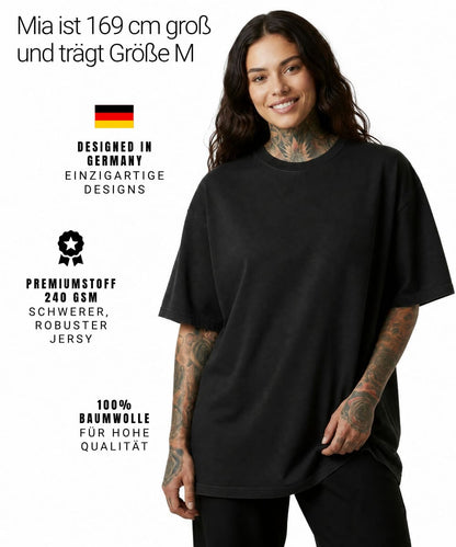 Namaste Bitches Lavendel - Oversized Shirt (ohne Frontprint)