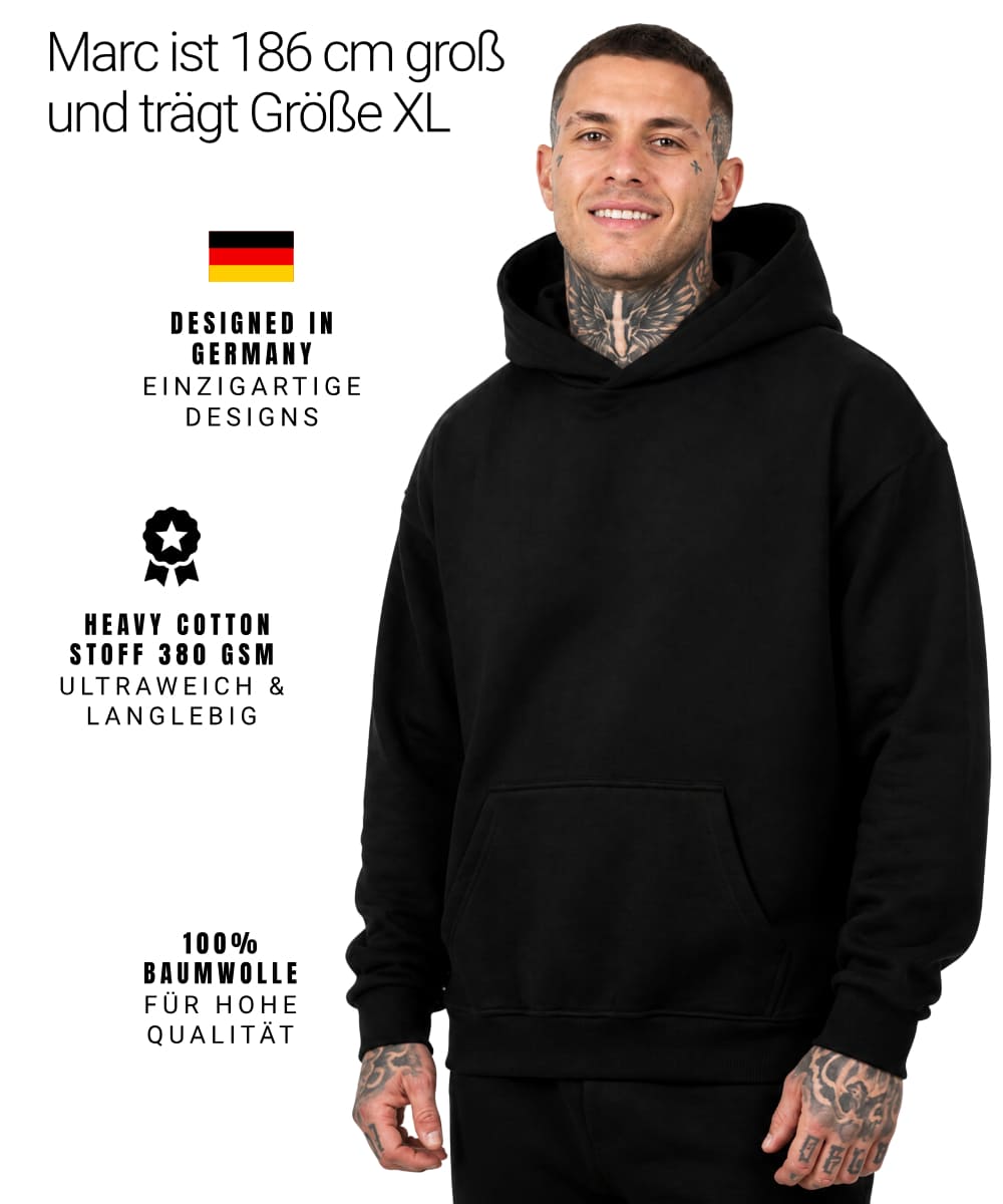 Schmerz Vergeht. Tinte Bleibt. - Oversized Hoodie