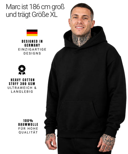 Schmerz Vergeht. Tinte Bleibt. - Oversized Hoodie