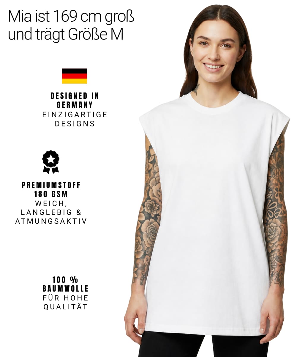 Be Different - Sleeveless Oversized Tee
