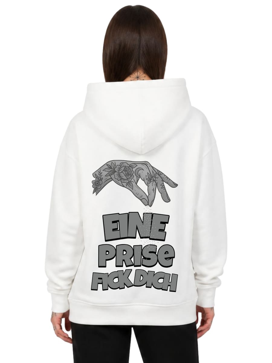 Eine Prise Fick Dich - Oversized Hoodie (ohne Frontprint)