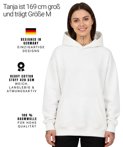 Schmerz Vergeht. Tinte Bleibt. - Oversized Hoodie