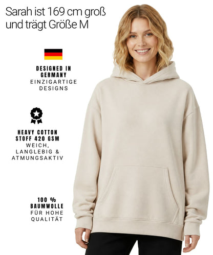 Schmerz Vergeht. Tinte Bleibt. - Oversized Hoodie