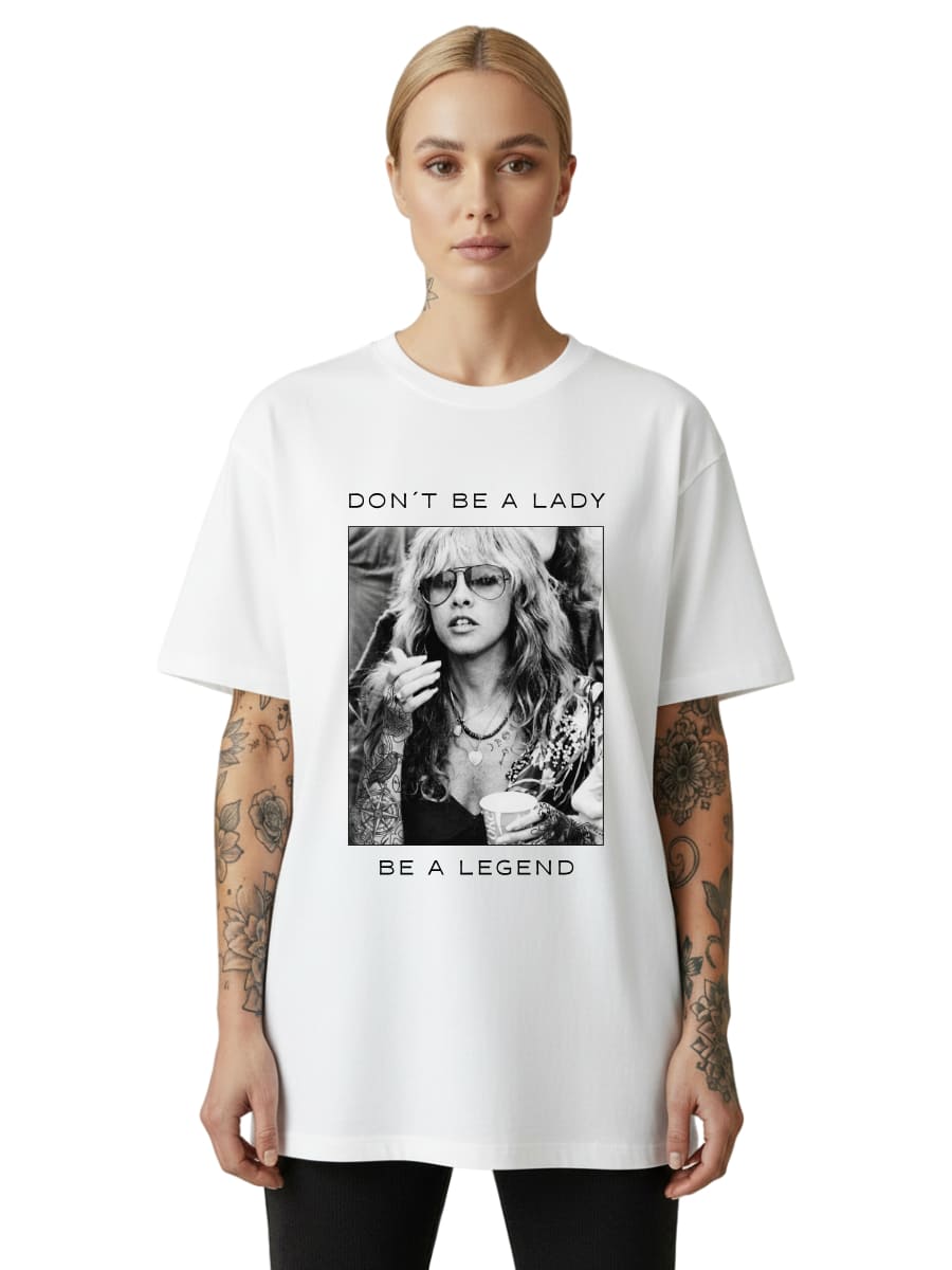 Vintage Tattoo Girl - Oversized Shirt