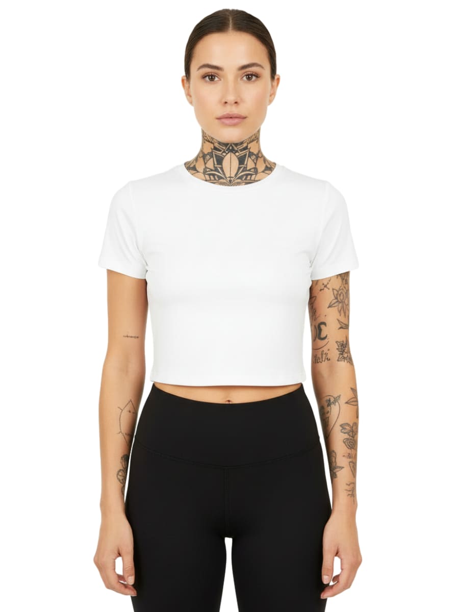 Inked Queen - Ladies Cropped Tee