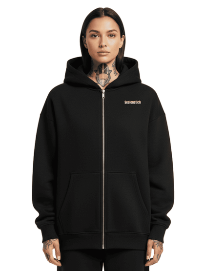 Pew Pew Madaf*kas - Oversized Zipper Hoodie mit Reißverschluss