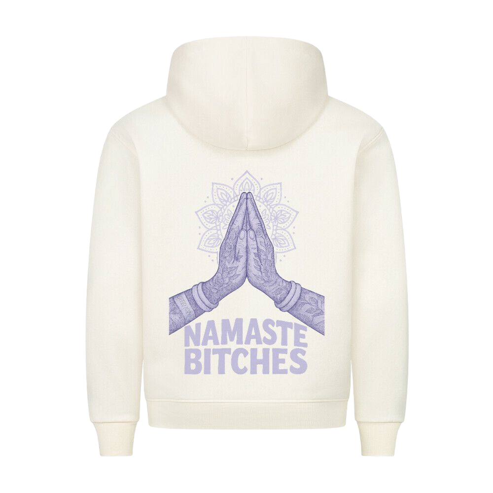Namaste Bitches Lavendel - Premium Hoodie