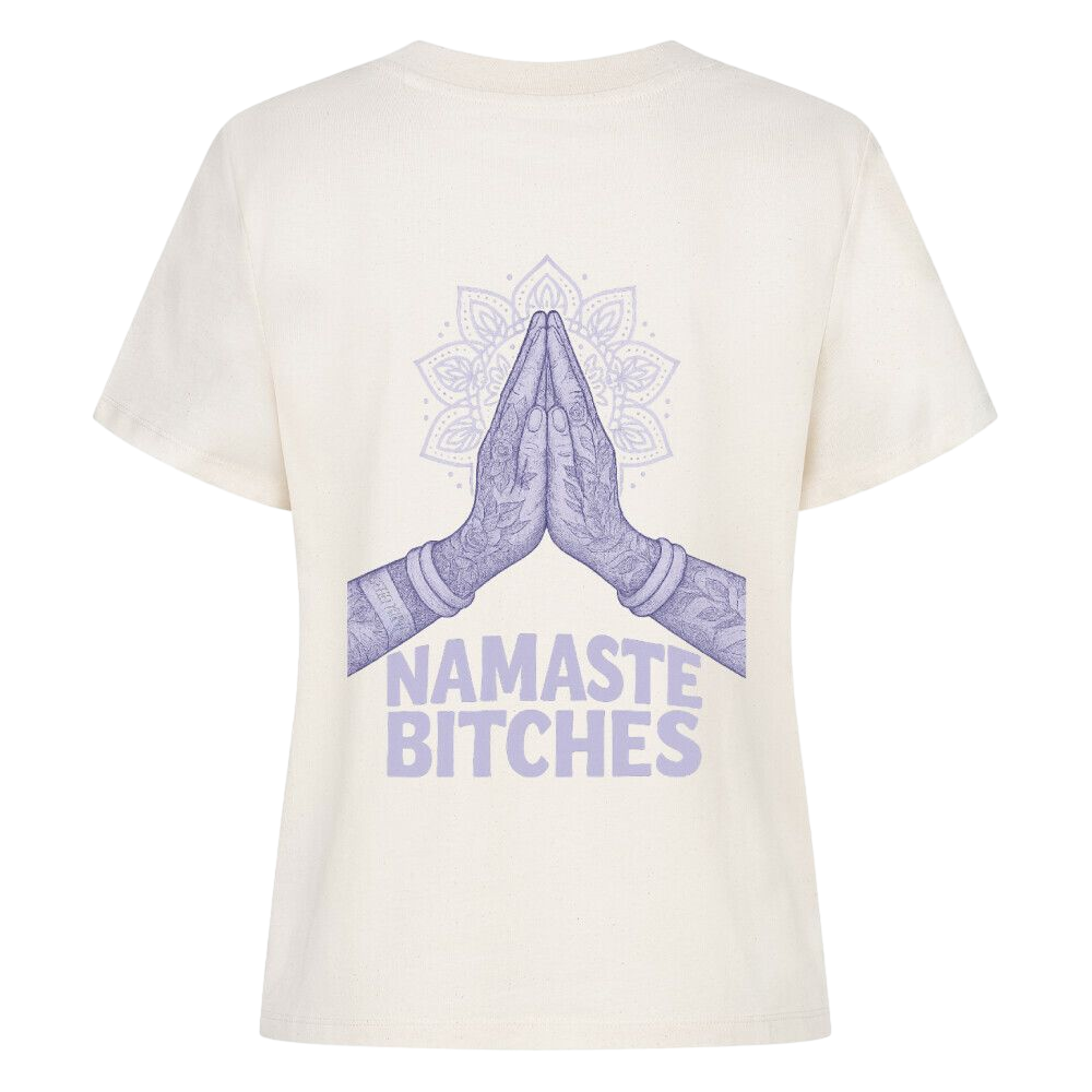 Namaste Bitches Lavendel - Damen Premium Shirt