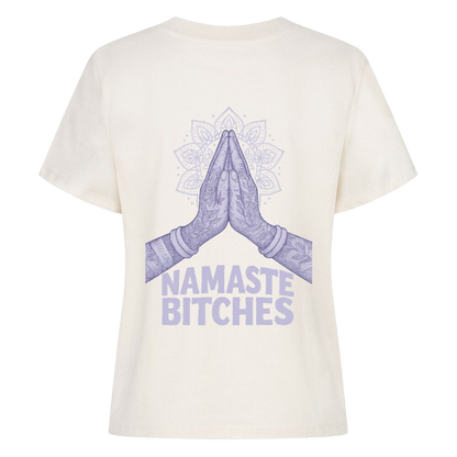 Namaste Bitches Lavendel - Damen Premium Shirt