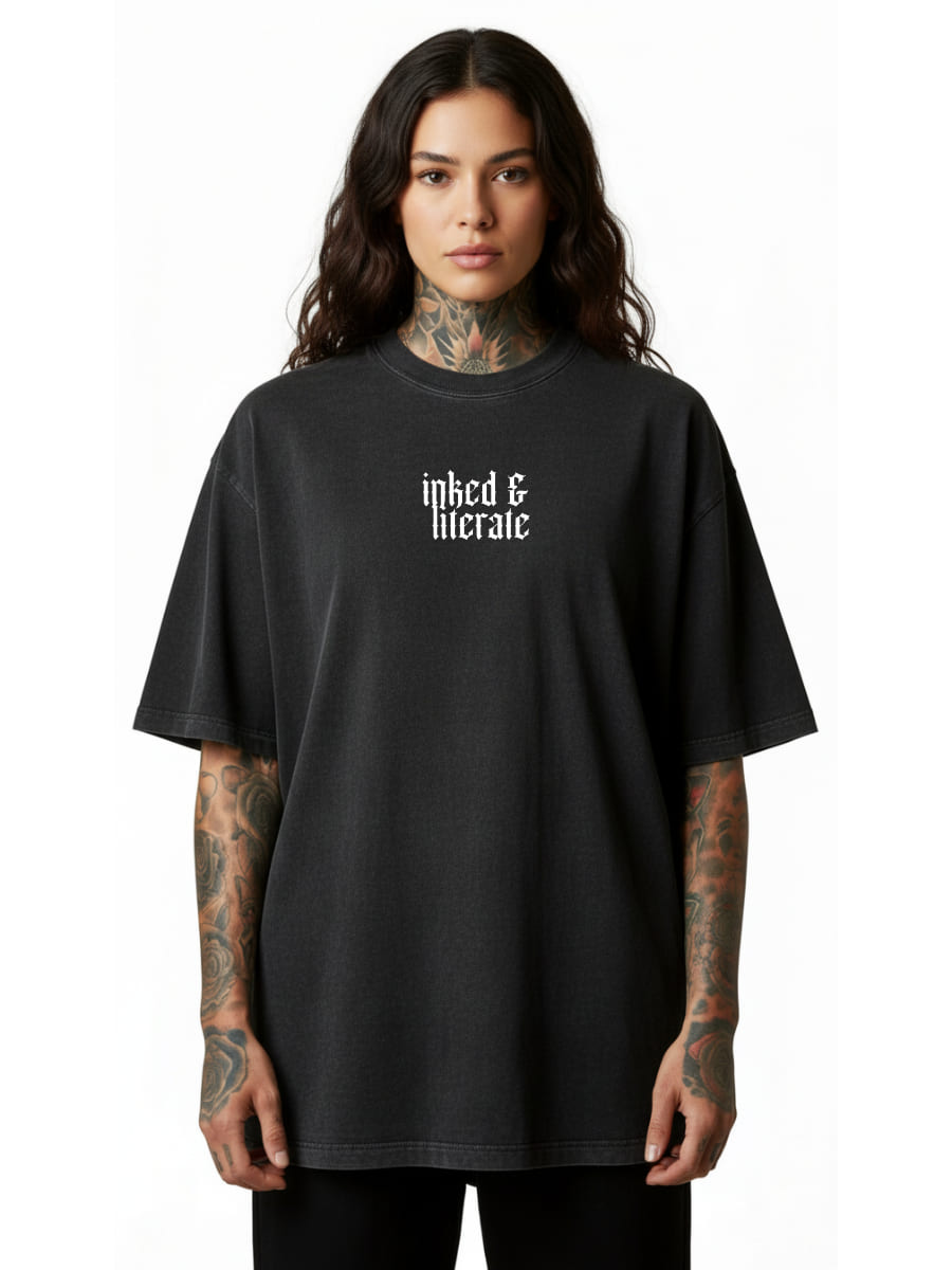 Inked & Literate Oversized Shirt