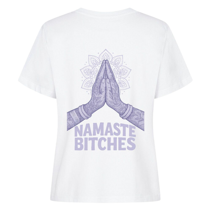 Namaste Bitches Lavendel - Damen Premium Shirt