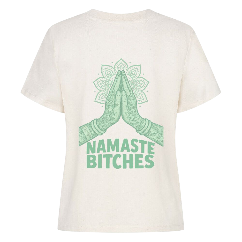 Namaste Bitches Mint - Damen Premium Shirt