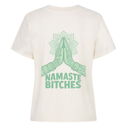 Namaste Bitches Mint - Damen Premium Shirt