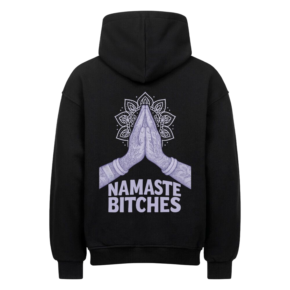 Namaste Bitches Lavendel - Oversized Hoodie
