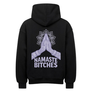 Namaste Bitches Lavendel - Oversized Hoodie