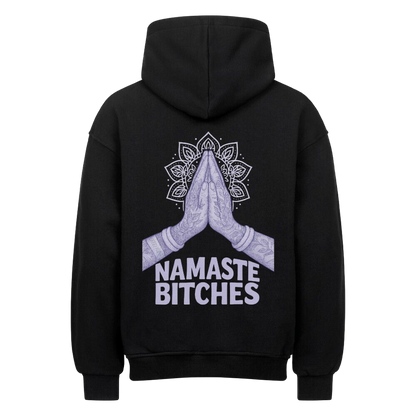 Namaste Bitches Lavendel - Oversized Hoodie