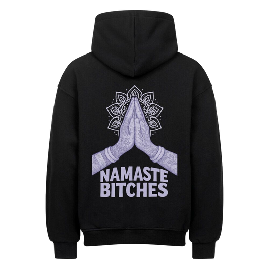 Namaste Bitches Lavendel - Oversized Hoodie