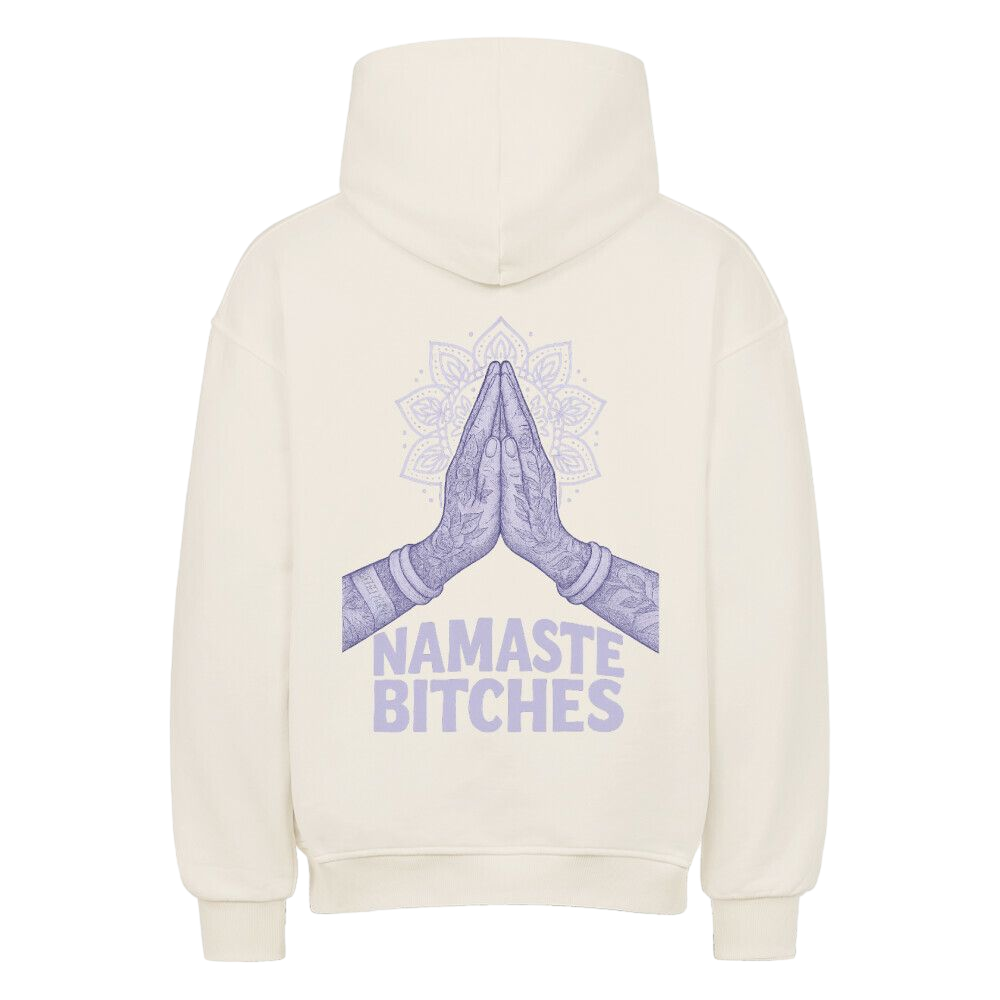 Namaste Bitches Lavendel - Oversized Hoodie