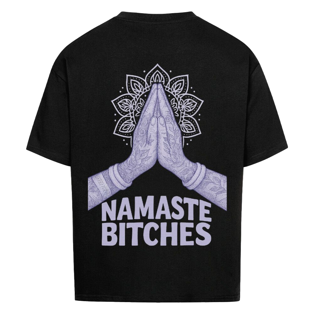 Namaste Bitches Lavendel - Oversized Shirt