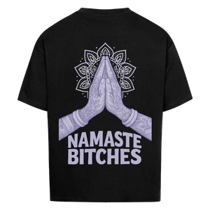 Namaste Bitches Lavendel - Oversized Shirt