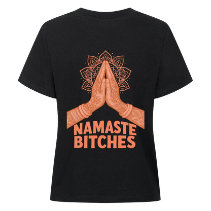 Namaste Bitches Orange - Damen Premium Shirt