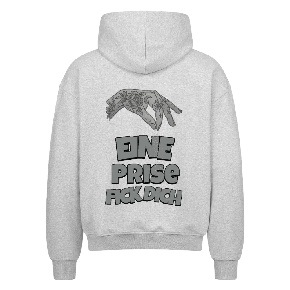 Eine Prise Fick Dich - Oversized Zipper Hoodie mit Reißverschluss
